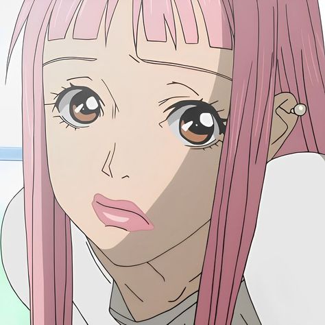 𝒑𝒂𝒓𝒂𝒅𝒊𝒔𝒆 𝒌𝒊𝒔𝒔 Miwako Sakurada Icon, Paradise Kiss Official Art, Paradise Kiss Pfp, Miwako Icon, Miwako Paradise Kiss Icon, Pink Haired Characters, Pink Pfp Icon, Paradise Kiss Miwako, Miwako Sakurada