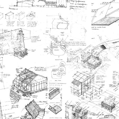 Series Of Rigorous Endeavours & Process Sketches #architecture #process #parti #idea #concept #todmorden #sketch #pencilsketch #design #illustration #artwork Concept Architecture Ideas Sketch, Construction Sketch, Architecture Process, Sketches Architecture, Architecture Sketch, Map Design, Architecture Plan, Illustration Artwork, Concept Architecture