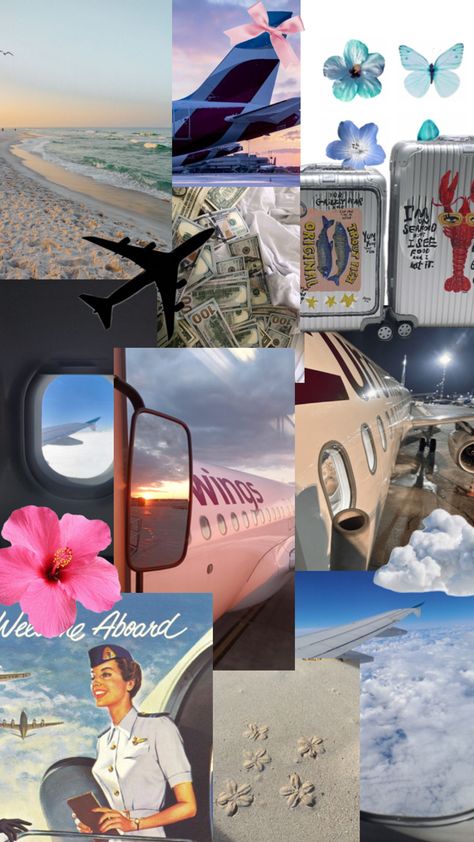 Flight Attendant Life Pictures, Flight Attendant Aesthetic, Vision Board Collage, Airplane Wallpaper, Airplane Photography, Flight Attendant Life, Affirmations For Happiness, Future Jobs, Cabin Crew