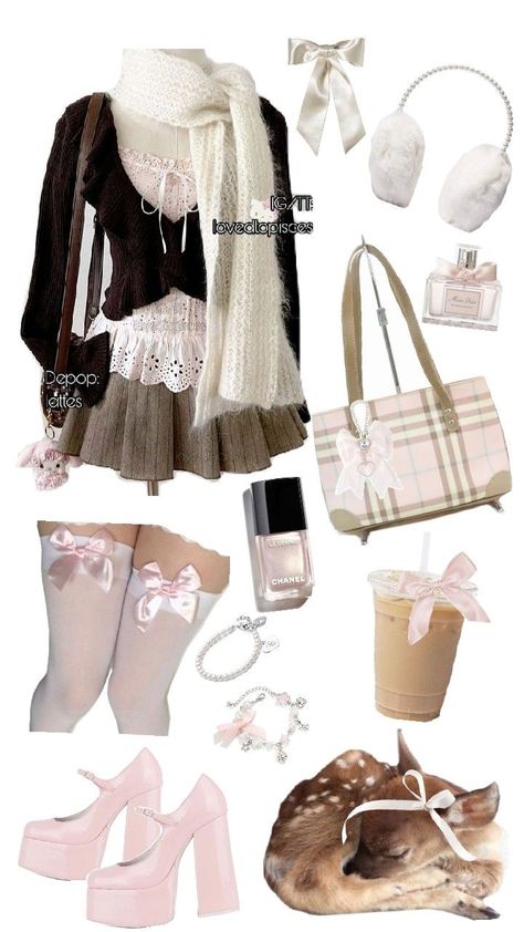 Fawn Outfit, Autumn Coquette, Outfit Boards, Doe Eyes, Winter Fashion Outfits, Cute Outfit, Dream Closet, Winter Fashion, Cute Outfits