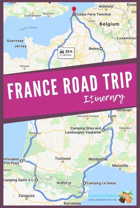 Our France road trip itinerary for a summer camping with kids. Away from the main tourist locations and camping in French holiday parks along the way with The Camping and Caravanning Club | #familytravel #familyholiday #travelwithkids #France #roadtrip #FranceItinerary French Road Trip, Camping In France, France Travel Itinerary, France Road Trip Itinerary, France Roadtrip, France Road Trip, French Trip, French Holiday, Road Trip France