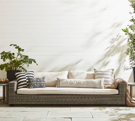 Wicker Lounge Chair, Wicker Chaise Lounge, Sectional Ottoman, Outdoor Wicker Furniture, Wicker Sofa, Sofa Slipcover, Rattan Sofa, Outdoor Wicker, Lounge Chair Outdoor