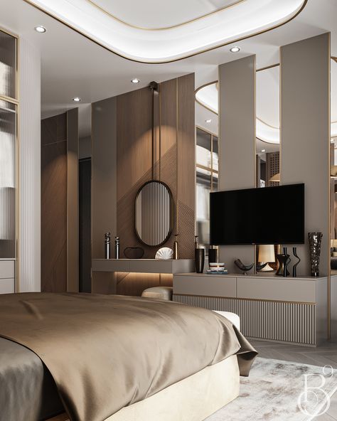 ELEGANCE AND LUXURY✨ :: Behance Luxury Condo Interior, Hotel Bedroom Decor, Luxury Dresser, Pik 2, Designed Bedroom, Luxury Hotel Bedroom, Banquette Seating In Kitchen, Villa Project, Unique Bedroom Design