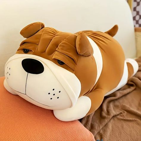 Cute Sand Dog Plush Toy Bedhead Throw Pillow Sofa Throw - Temu Big Squishies, Toy Shih Tzu, Perro Shih Tzu, Dog Doll, Plush Sofa, Shar Pei, Sofa Throw Pillows, Sleep Pillow, Dog Pillow