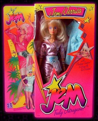 Jem & The Holograms - Complete with alter ego change of clothes & flashing earrings...I loved my doll like this. Best 80s Cartoons, Jem Doll, Old School Toys, Jem And The Holograms, 90s Childhood, Barbie I, Childhood Toys, Oui Oui, Retro Toys