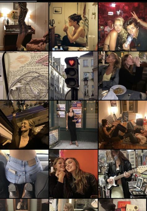 Taking Pictures By Yourself, Singer Instagram Feed, Alt Instagram Feed, Rockstar Gf Instagram Feed, Grunge Instagram Feed, Vintage Instagram Feed, Vintage Instagram Post, Instagram Inspo Aesthetic Feed, Y2k Instagram Feed