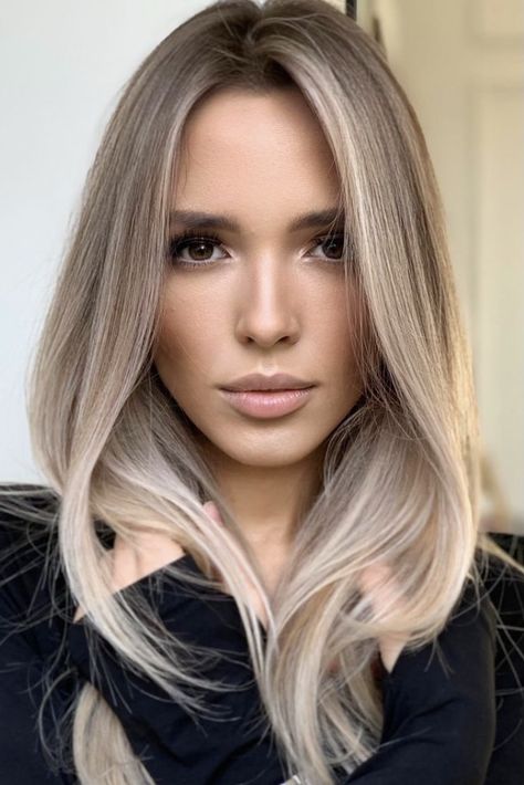 Shades Of Ash Blonde, Hair Colors For Blue Eyes, Ash Blonde Hair Color, Ash Blonde Hair Balayage, Blonde Hair Colour Shades, Cool Blonde Hair Colour, Mushroom Hair, Ash Blonde Hair Colour, Color Ideas For Blondes