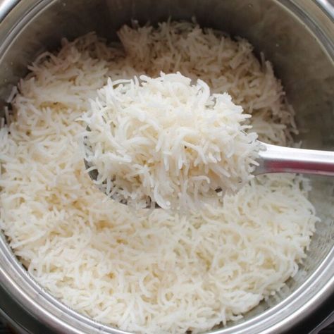 How to cook basmati rice in a rice cooker (Soaked & Unsoaked) - Everyday Nourishing Foods Rice Cooker Basmati Rice, Basmati Rice Rice Cooker, How To Cook Basmati Rice In Rice Cooker, Basmati Rice Recipes Rice Cooker, How To Use A Rice Cooker, How To Cook Basmati Rice On The Stove, How To Cook Basmati Rice, Seasoned Rice In Rice Cooker, Rice Cooker Rice Recipes