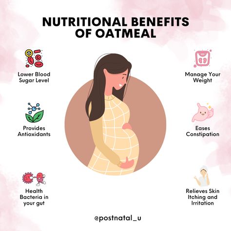 Benefits Of Oatmeal, Oatmeal Benefits, Exercise During Pregnancy, Benefits Of Exercise, Postpartum, Oatmeal, Healthy Eating, Nutrition, Benefits