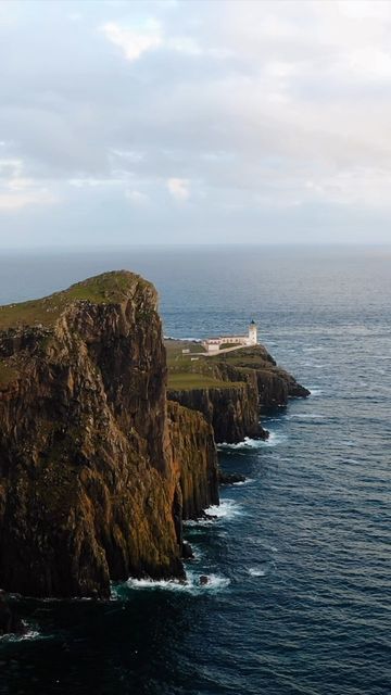 VisitScotland on Instagram: "What a view! 🙌 This impressive promontory is located at the most westerly point on the Isle of Skye & houses the iconic Neist Point Lighthouse 😍✨ 📍 Neist Point, @officialisleofskye 🎥 @joebhall_ #NeistPoint #IsleofSkye #Skye #Scotland #VisitScotland #Highlands #ScotlandIsCalling" Neist Point, The Isle Of Skye, Skye Scotland, Visit Scotland, Isle Of Skye, The Isle, Lighthouse, Scotland, Water