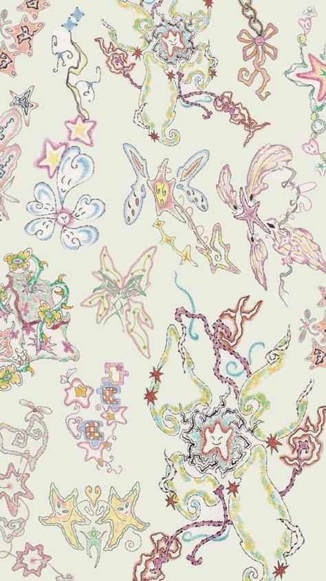 #shuffle #pattern #wallpaper #fyp #stars #hearts Cocoppa Wallpaper, French Street, Cute Patterns Wallpaper, Ethereal Art, Cute Backgrounds, Cute Wallpaper Backgrounds, Phone Themes, New Wallpaper, Funky Art