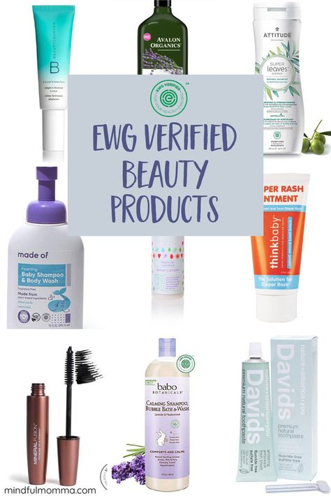 Learn about the EWG Verified certification for non-toxic personal care and beauty products - including baby products, shampoo, lotions, toothpaste, makeup and more. | #EWG #nontoxic #beauty #baby #skincare Nontoxic Swaps, Living Naturally, Nontoxic Beauty, Nontoxic Skincare, Babo Botanicals, Beauty Bath, Non Toxic Makeup, Toxic Skincare, Spray Lotion