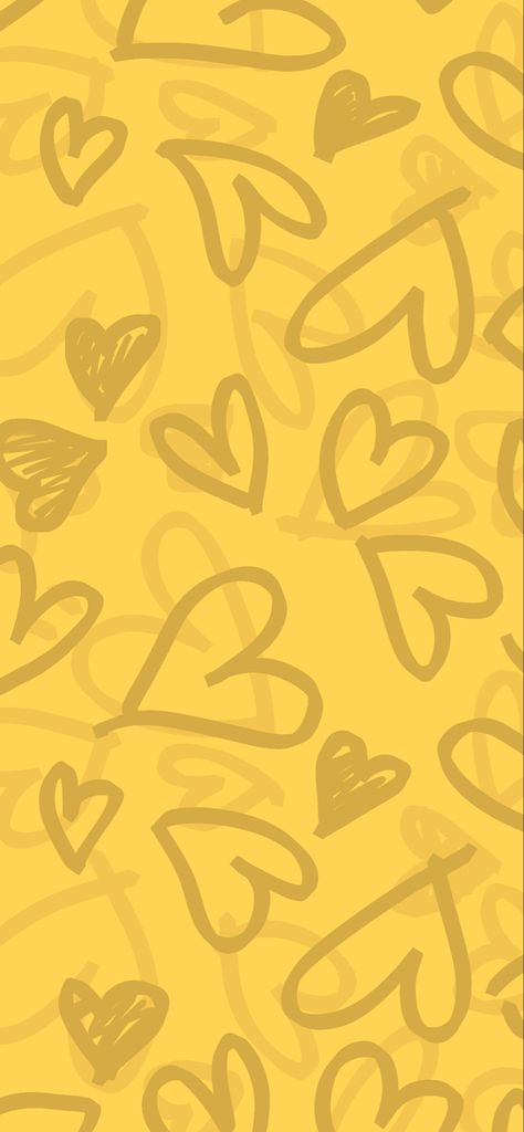 Lmk what other colors I should do!? Yellow Heart Wallpaper Aesthetic, Yellow Heart Wallpaper, Yellow Hearts, Heart Iphone Wallpaper, Bow Hairstyle, Yellow Heart, Beautiful Wallpaper, Yellow Wallpaper, Purple Heart