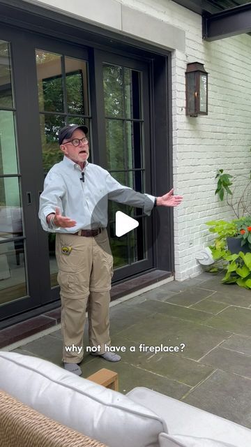 Kevin Knight & Company on Instagram: "An indoor AND outdoor fireplace make for the best seasonal entertaining options possible - and a cozy environment for all.

Kevin Knight takes us on a tour of this custom built home in Upper Arlington, Ohio, featuring a mason built brick fireplace, that burns both wood and gas for ease and efficiency.

#outdoorfireplace #patiodesign #patiostyle #patiogoals #upperarlingtonohio #customhomebuilder" Upper Arlington Ohio, Cozy Environment, Patio Style, Custom Built Homes, Brick Fireplace, Outdoor Fireplace, Custom Home Builders, Patio Design, Firefly