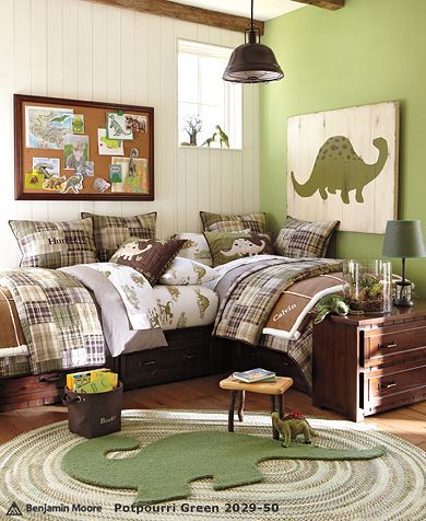 Fun little boys room! Cool Boys Room, Shared Boys Rooms, Dinosaur Bedroom, Big Boy Bedrooms, Dinosaur Room, Dinner Prep, Shared Bedroom, Shared Room, Boy Bedroom