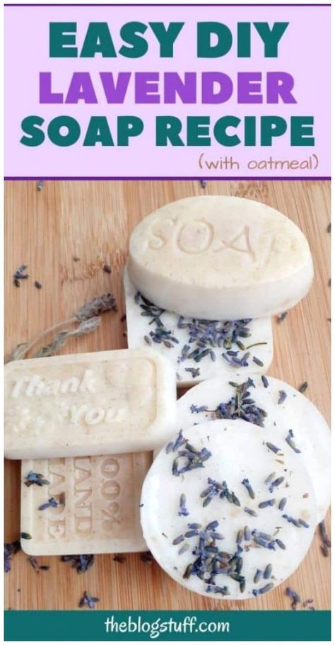 Easy diy lavender soap bar - #handmade #soaps #videos diy soaps videos Diy Lavender Soap, Diy Soap Video, Diy Soap Easy, Shampoo Homemade, Lavender Recipe, Vanilla Diy, Homemade Soap Recipe, Vanilla Homemade, Diy Hygiene