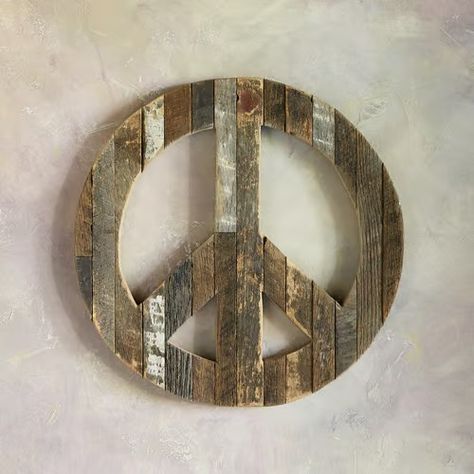 Home Decor & Decoration | Sundance Catalog Peace Sign Crafts, Wooden Peace Sign, Peace Sign Wall Art, Peace Wreath, License Plate Art, Peace Sign Art, Guitar Wall Art, Entry Room, Peaceful Energy