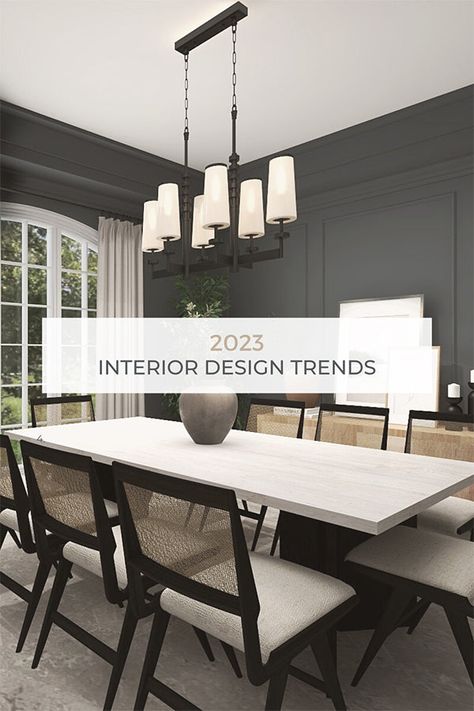 Transitional Interior Design Style, Dining Room Trends, Transitional Interior Design, Neutral Dining Room, Dining Room Paint Colors, Transitional Dining Room, Dining Room Paint, Minimalist Dining Room, Interior Decorating Tips