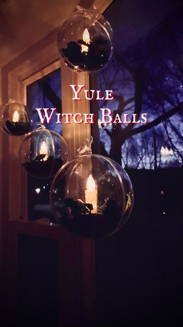 Yule Witch, Yule Traditions, Violet Moon, Yule Crafts, Yule Celebration, Witch Balls, Pagan Christmas, Pagan Yule, Winter Diy Crafts