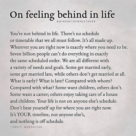 Feeling behind anyone? 🙃 All you have to do is change the way you look at life. Set yourself free and allow yourself to actually be happy.… Behind In Life, Feeling Behind, Meaning Of Your Name, Set Yourself Free, Be Kind Always, Inspirational Life Quotes, Best Life Quotes, Numerology Chart, Life Path Number