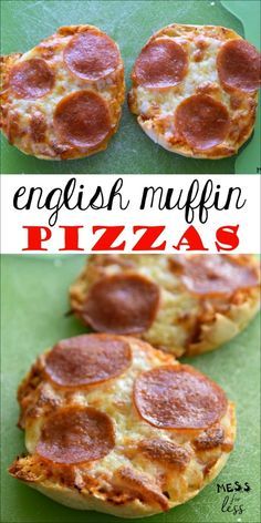 Easy Lunch For Kids, Air Fryer English Muffin, Lunch For Kids, Easy Lunches For Kids, Culinary Lessons, English Muffin Pizza, English Muffin Recipes, Kids Pizza, Kids Recipe