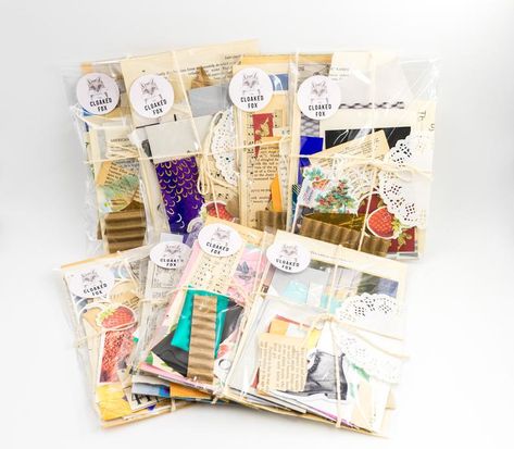 Ephemera Packs, Junk Journal Kits, Scrapbooking Set, Craft Fair Displays, Christmas Journal, Paper Art Craft, Scrap Paper, Collage Paper, Diy Creative