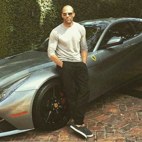 Jason Statham Movies, Bald Men Style, High Fashion Men, Dapper Dudes, Bald Man, Hollywood Men, Bmw Audi, Bald Men, Bugatti Chiron