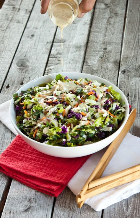 Sunflower Crunch Chopped Salad, I omitted the bacon, but if you like bacon you could at in it. Sunflower Crunch Salad, Crunch Salad, Best Paleo Recipes, Chopped Salad Recipes, Citrus Dressing, Salad Dressing Recipe, Salad Toppings, Eat Salad, Chopped Salad