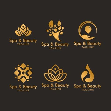 Luxury Spa Logo, Spa Logo Design, Logo Silhouette, Logo Youtube, Logo Instagram, Salon Logo Design, Spa Logo, Inspiration Logo Design, Flower Logo Design