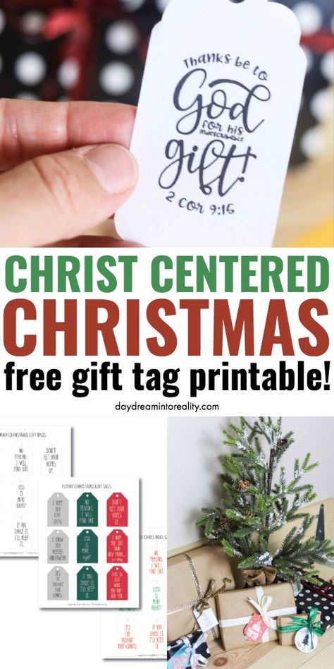 How To Make Christmas Tags With Cricut, Free Printable Christmas Gift Tags For Classmates, Gift Tags For Christmas Printable, Scripture Tags Printable Free, Home Made Gift Tags, Christian Christmas Tags, Merry Christmas Gift Tags Printable Free, Holiday Tags Printable Free, Christmas Gift Tag Free Printable