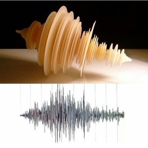 Sound Exhibition, Polymer Clay Kunst, 3d Tiskárna, Poem Analysis, Sound Sculpture, 3d Printing Art, 3d Cnc, Sound Art, Art Appliqué