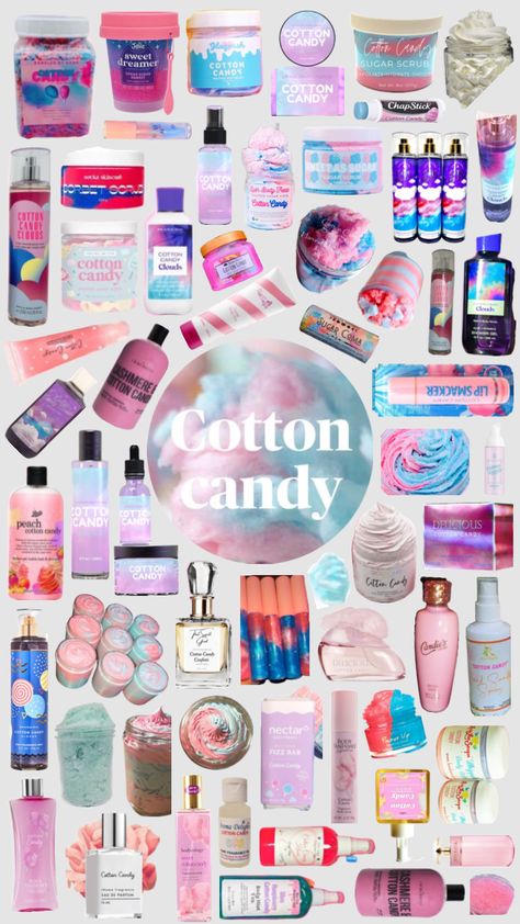 cotton candy Boo Basket Ideas For Best Friend, Cotton Candy Aesthetic, Cotton Candy Makeup, Candy Aesthetic, Candy Perfume, Candy Makeup, Feminine Health, Shower Skin Care, Makeup Aesthetic