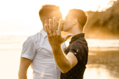 Two Men Engagement Photos, Gay Men Photography Poses, Gay Beach Wedding, Gay Couple Photoshoot, Gay Engagement Photos, Engagement Studio Photo, Gay Wedding Photography, Wedding Foods, Gay Wedding Photos