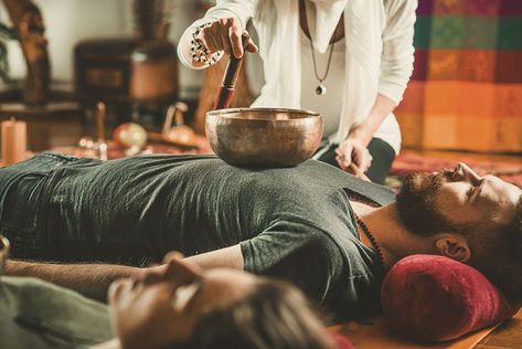 Understanding Sound Therapy And Its Healing Effect - SOLANCHA Wellness Center Design, Foundation Training, Sports Massage Therapy, Deep Photos, Health Retreat, Tibetan Bowls, Sound Therapy, Sound Mind, Tibetan Singing Bowls