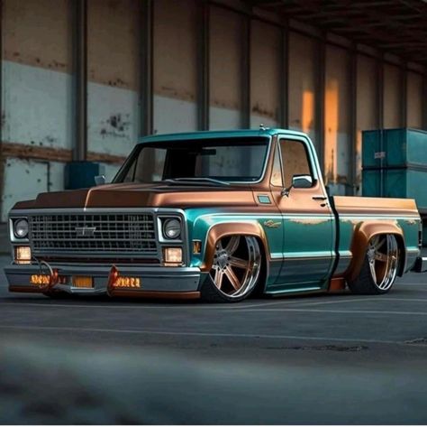 Classic Cars Trucks Chevy, 72 Chevy Truck, Lowrider Trucks, Custom Pickup Trucks, C10 Chevy Truck, Iconic Models, Custom Chevy Trucks, Trucks Chevy, C10 Trucks