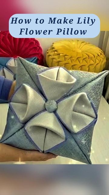 Smocking Tutorial, Sofa Throw Cover, Creative Pillows, Girls Things, Wooden Sofa Designs, Flower Pillow, Diy Pillows, Sofa Throw, Lily Flower