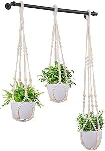 Window Plant Hanger, Macrame Plant Hanger Wall, Plant Hanger Wall, Macrame Hangers, Outdoor Herb Garden, Macrame Hanging Planter, Window Plants, Hanging Planters Indoor, Hanging Flower Baskets