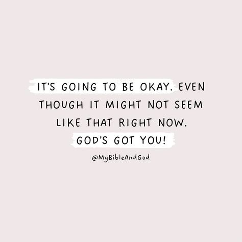 God is watching over you and will help you through any difficulties that you are facing. Have faith and trust God! Everything is going to be okay. Even in challenging situations, God is working things out for our ultimate good. — Romans 8:28: “And we know that in all things God works for the good of those who love him, who have been called according to his purpose.” God is always there for us, a source of strength and refuge during hardships. — Psalm 46:1: “God is our refuge and strength, a... God Help Us Quotes, Goodness Of God Quotes, Quotes About Trusting God, Having Faith Quotes, God Is Always There, God Is Watching, Psalm 46 1, Have Faith In God, God Is Our Refuge