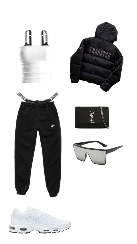 Casual outfit inspo Chav Outfits, Cute Sweatpants, Cute Outfits With Leggings, Streetwear Girl, Hype Clothing, Cute Nike Outfits, Dancers Outfit, Casual Preppy Outfits, Cute Lazy Day Outfits