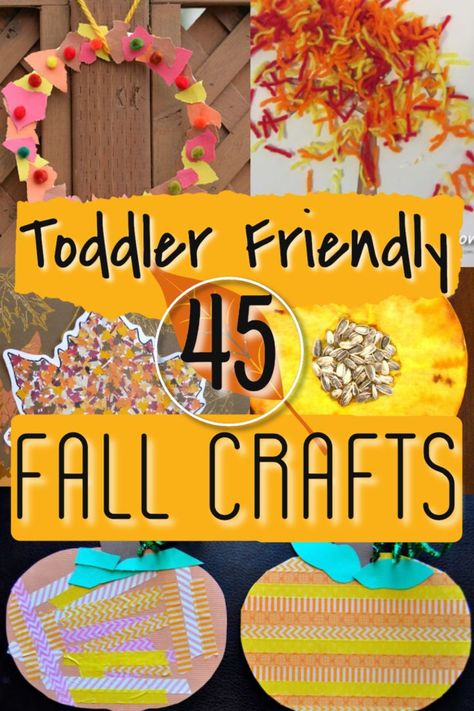 Crafts For Fall, Fall Crafts For Toddlers, Crafts Fall, Crafts For Toddlers, Kids Fall Crafts, Halloween Crafts For Toddlers, Fun Fall Crafts, Fall Arts And Crafts, Fall Art Projects