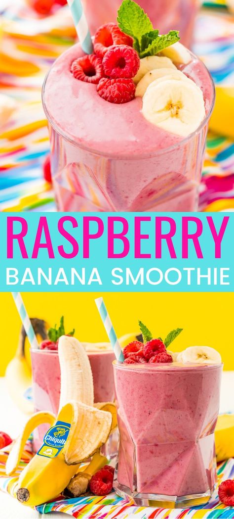 Oat Milk Yogurt, Raspberry Smoothie Recipes, Recipes Tuna, Raspberry Banana, Recipes Mediterranean, Smoothie Recipes With Yogurt, Tuna Steak, Easy Dinner Recipes Crockpot, Banana Smoothie Recipe