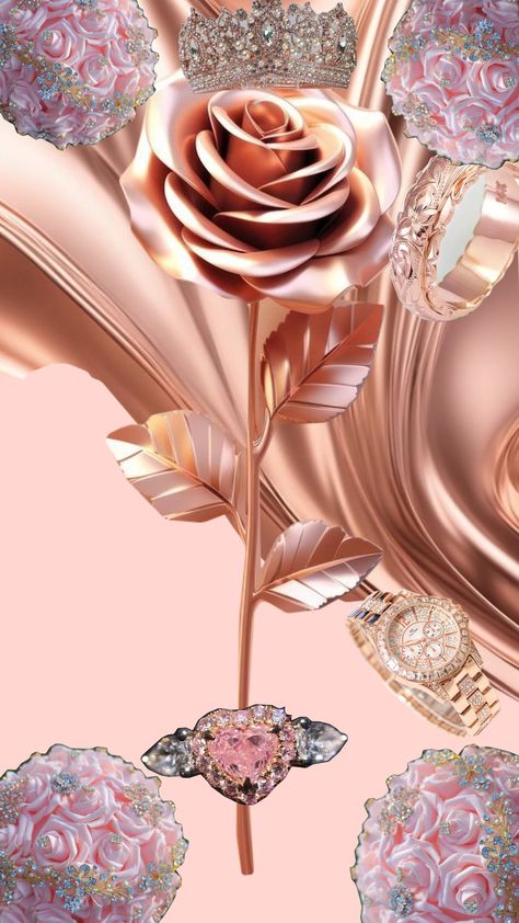 Rose-gold 💛 🌹 Rose Gold Lockscreen, Gold Lockscreen, Lockscreen Iphone, Gold Wallpaper Background, Rose Gold Wallpaper, Gold Wallpaper, Pink Iphone, Beautiful Wallpapers, Iphone Wallpapers