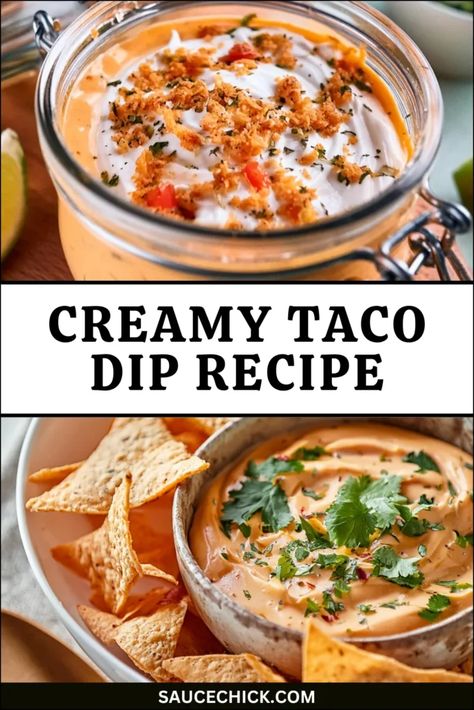 Creamy Taco Dip, Taco Dip Recipe, Olive Relish, Taco Dip, Green Salsa, Dip Recipes Easy, Party Appetizers Easy, Easy Parties, Party Appetizer