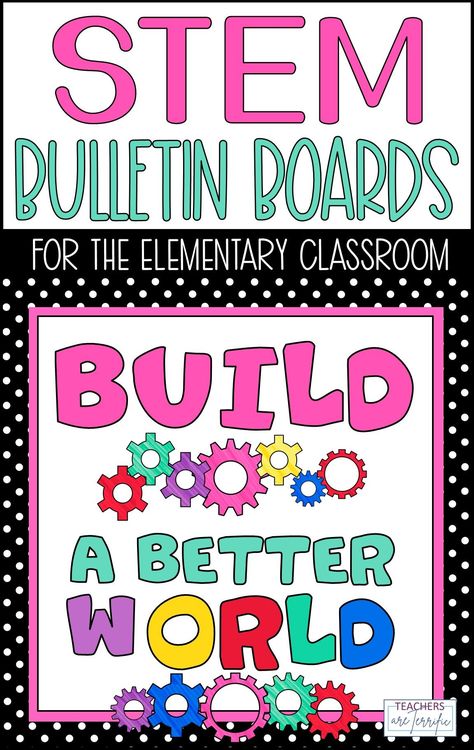 Bulletin boards ideas and tips for your STEM classroom or maker space. These encouraging quote boards are perfect for regular classroom, too! Makerspace Bulletin Board Ideas, Stem Bulletin Boards Elementary, Steam Bulletin Board Ideas, Makerspace Bulletin Board, Teamwork Bulletin Boards, Stem Bulletin Boards, Sunshine Classroom, Stem Supplies, Stem Challenges Elementary