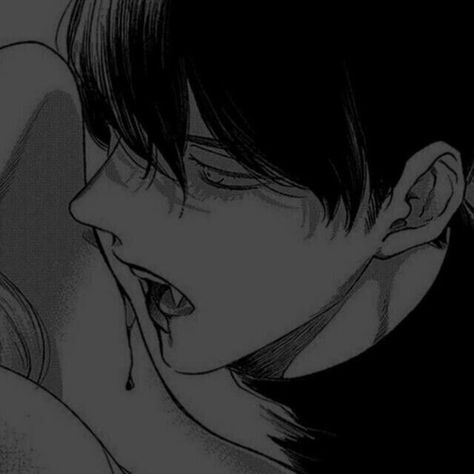 Neck Biting Drawing, Fotografi Vintage, Dark Love, Vampire Art, Gothic Anime, Anime Monochrome, Arte Fantasy, Anime Couples Manga, Anime Couples Drawings