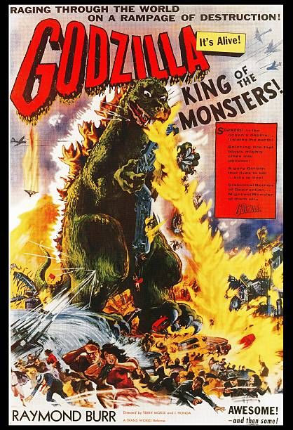 456 Godzilla Japanese Monsters Photos and Premium High Res Pictures - Getty Images Atomic Age Art, Classic Movie Posters Art, Godzilla Movie, Awesome Toys, Old Movie Posters, Japanese Monster, Film Horror, Poster Classic, Classic Movie Posters