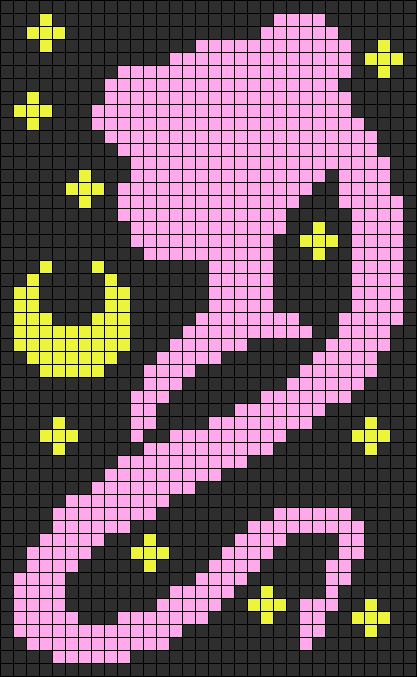 Anime Crochet Tapestry Pattern, Sailor Moon Pixel Art, Crochet Grid Patterns Studio Ghibli, Sailor Moon Crochet Blanket, Sailor Moon Pixel Art Grid, Sailor Moon Alpha Pattern, Crochet Alpha Pattern Anime, Crochet Tarot, Alpha Patterns Tarot