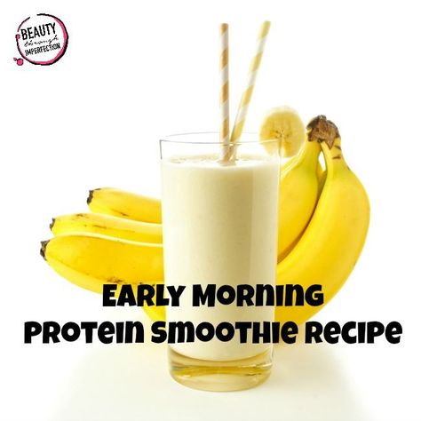 Morning Protein Smoothie Recipes, Morning Protein Smoothie, Protein Powder Recipes Shakes, Protien Smoothies Recipes, Morning Smoothie Recipes, Egg White Protein Powder, British Desserts, Protein Shake Smoothie, Protein Smoothie Recipes