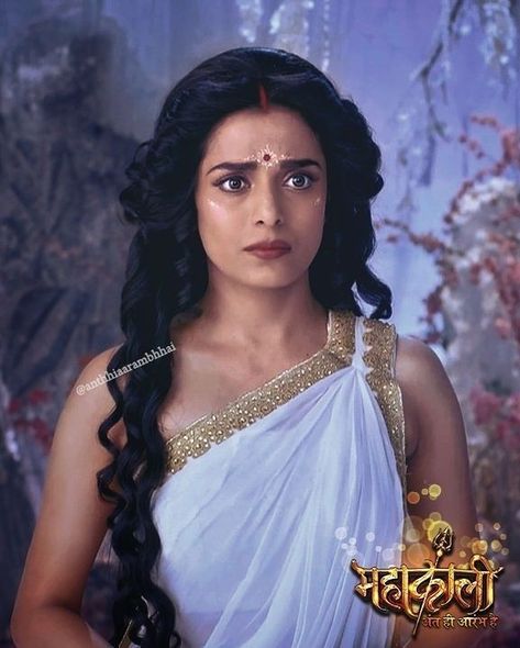 Pooja Sharma as Parvati, Mahabharat 2013, Star Plus Mahabharat, Mahakali- Anth hi Arambh hai, Follow me and support, Devi Parvati❤ Image🥰ॐ Pooja Sharma As Parvati, Devi Parvati, Divyanka Tripathi Saree, Kali Hindu, Indian Goddess Kali, Mother Kali, Indian Women Painting, Pooja Sharma, Natural Skin Care Remedies