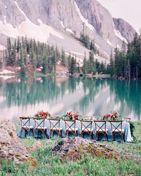 Alta Lakes- Telluride, Colorado Wedding venue | colorado wedding photographer Outdoor Rehearsal Dinner, Mountain Wedding Photos, Intimate Wedding Reception, Mountain Top Wedding, Telluride Colorado, Colorado Wedding Venues, Intimate Wedding Ceremony, Small Intimate Wedding, Magical Wedding